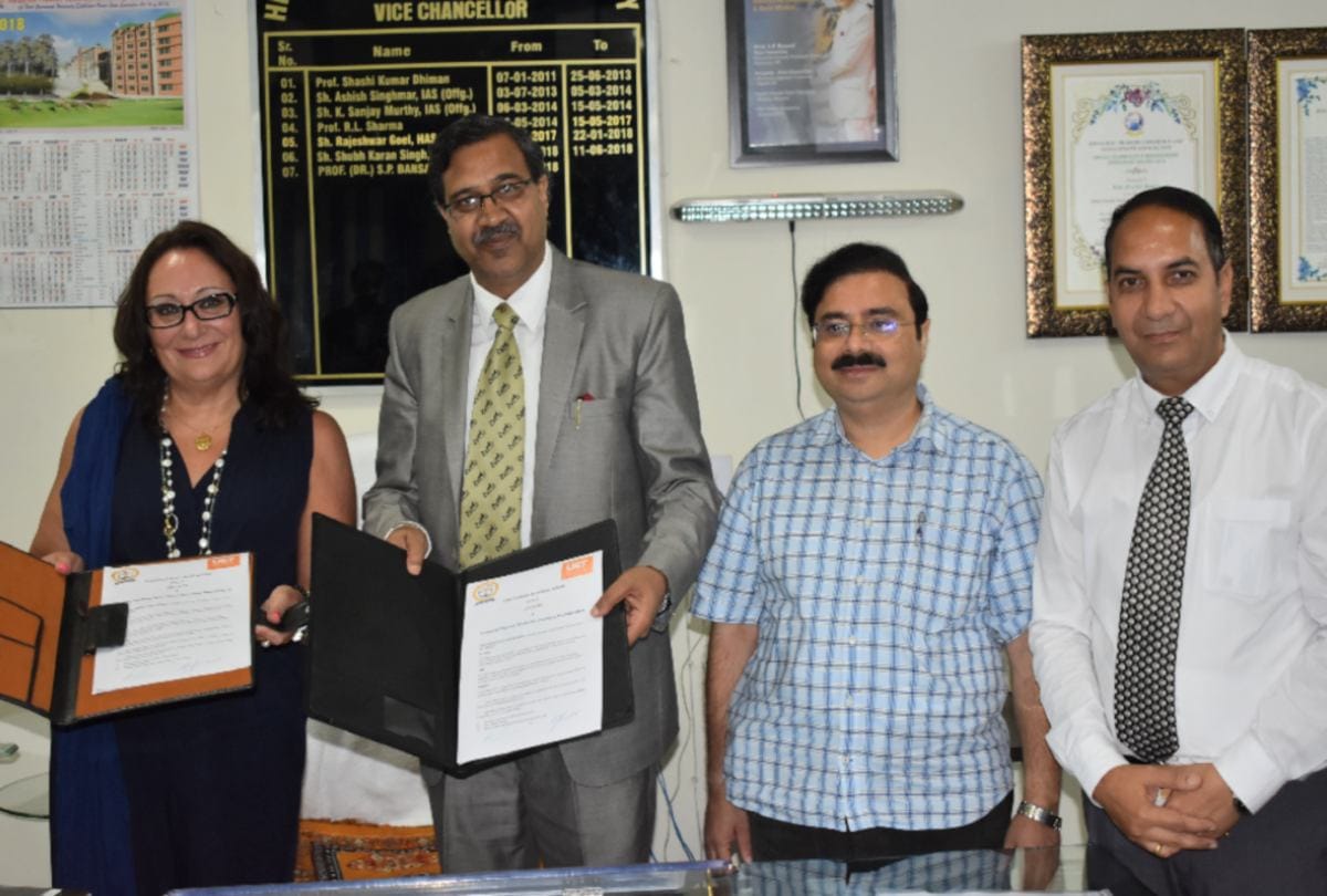 MoU signed between  HPTu and Italian university at hamirpur