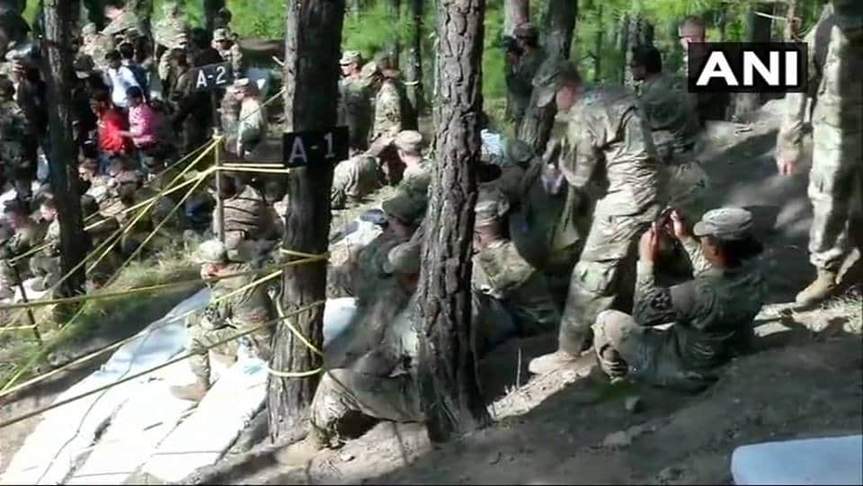 India US anti terror joint military exercises american force shocked to see war on mountain