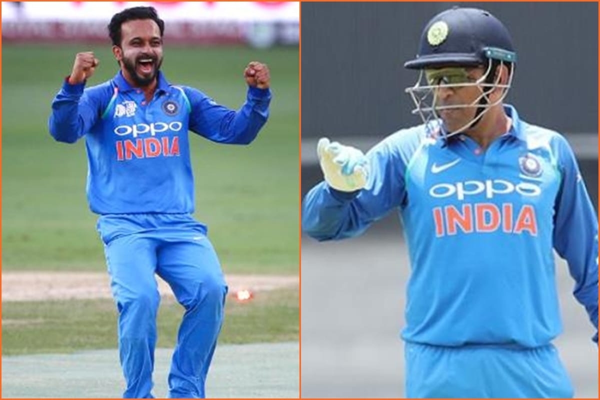 kedar jadhav credits ms dhoni for bowling success