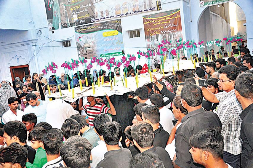 zanzeer ka matam in taboot juloos.