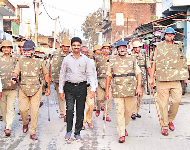 route march in milak