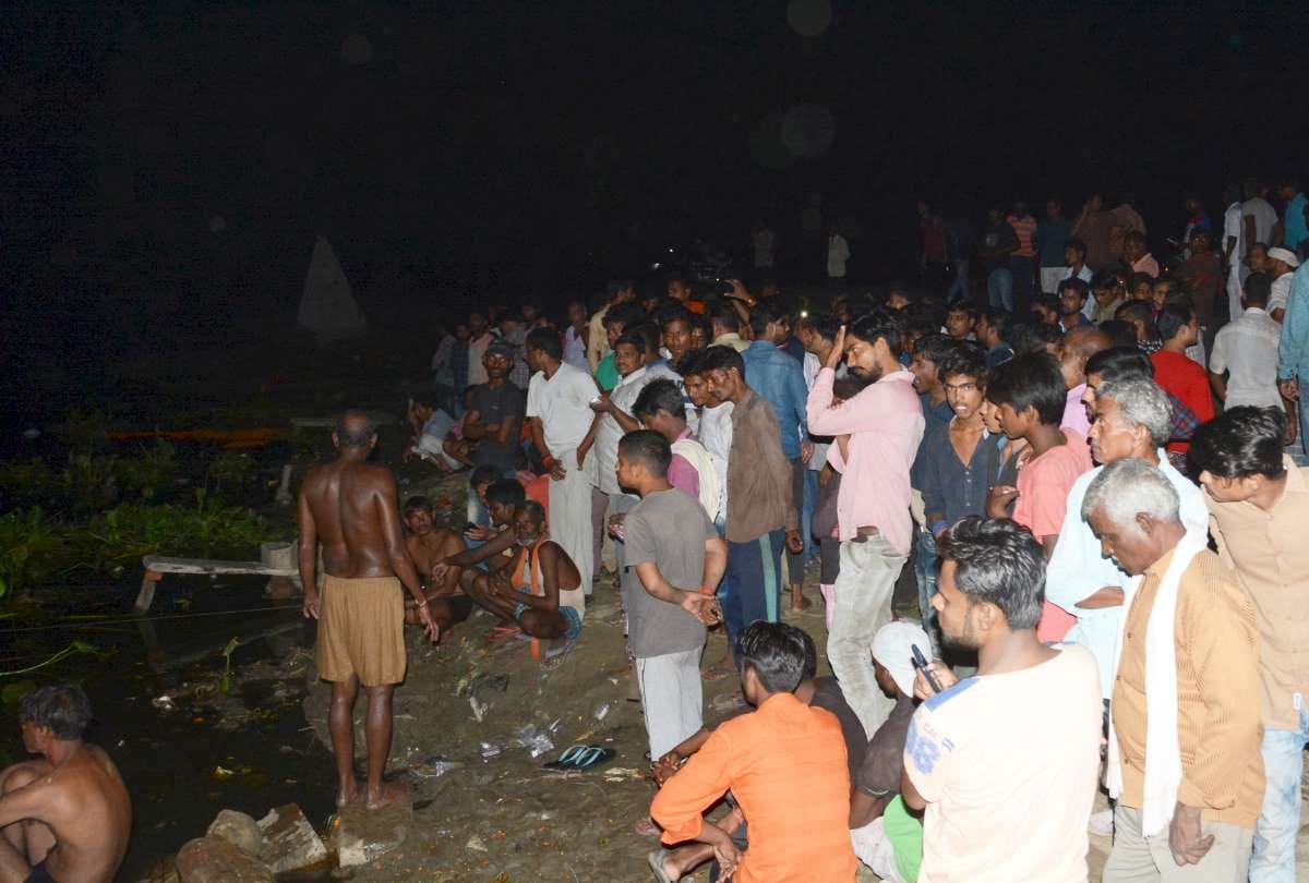 four youth drowned in gomti river during ganesh idol immersion, one dead