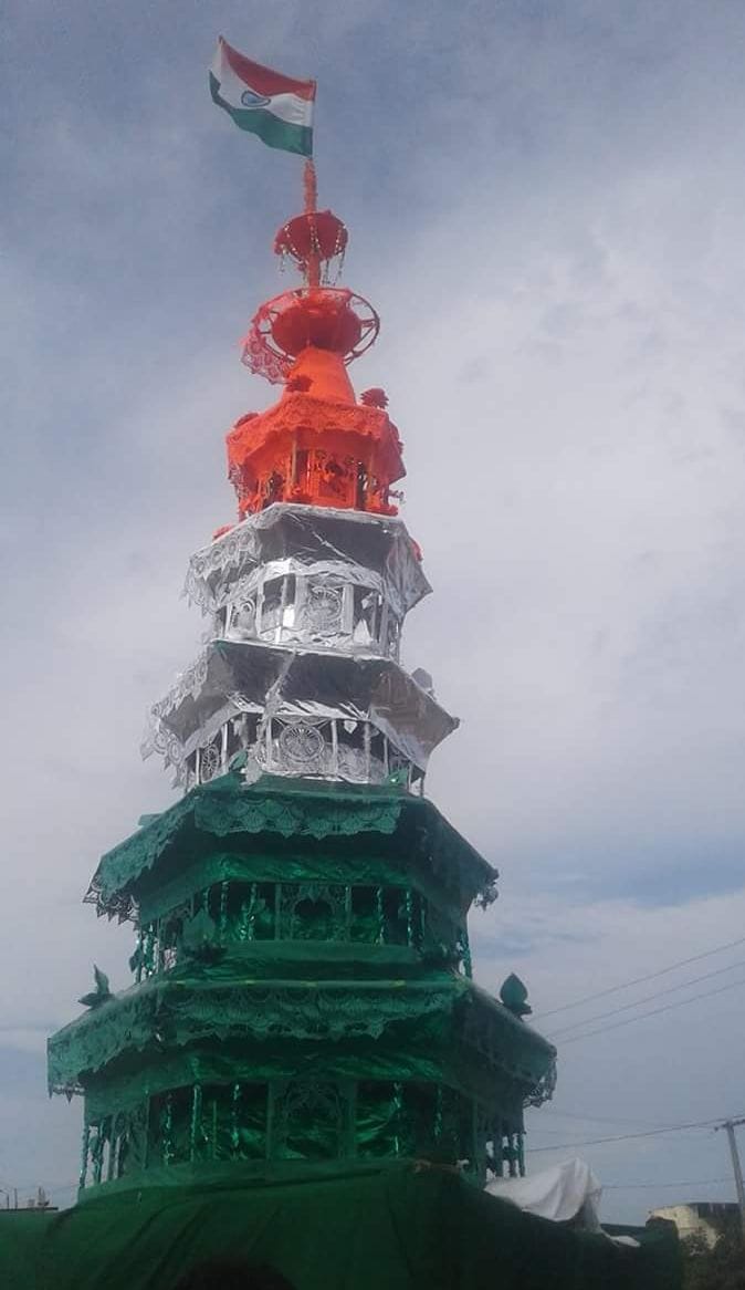 हाई टेंशन तार से ताजियादार झुलसे