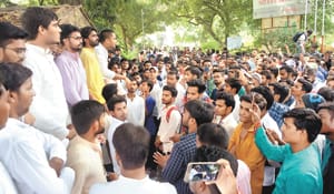 March against the Vice Chancellor