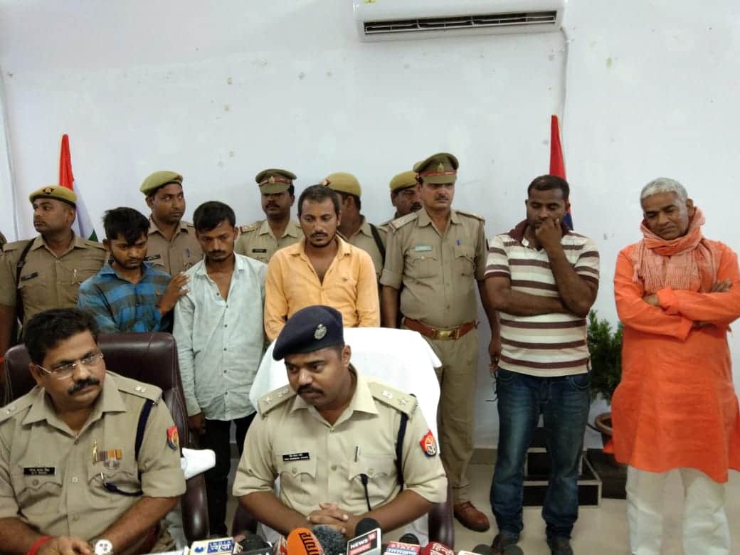 Illegal wine stock caught BJP leader college at azamgarh