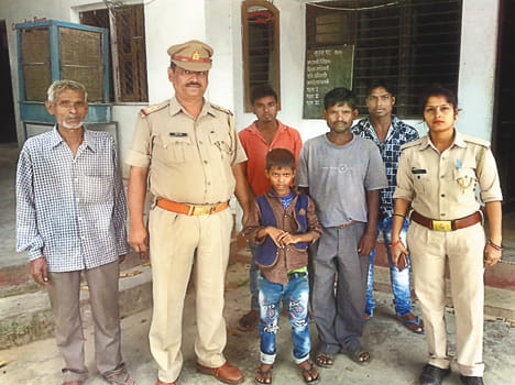Mute deaf child introduced to parents