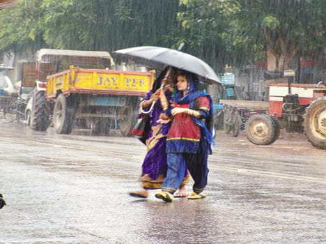Change season, rainy day