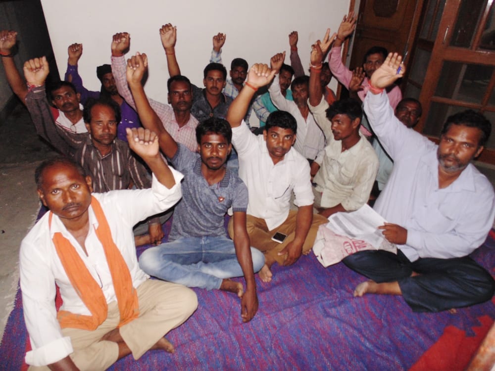 Contract employees hold on the collectorate
