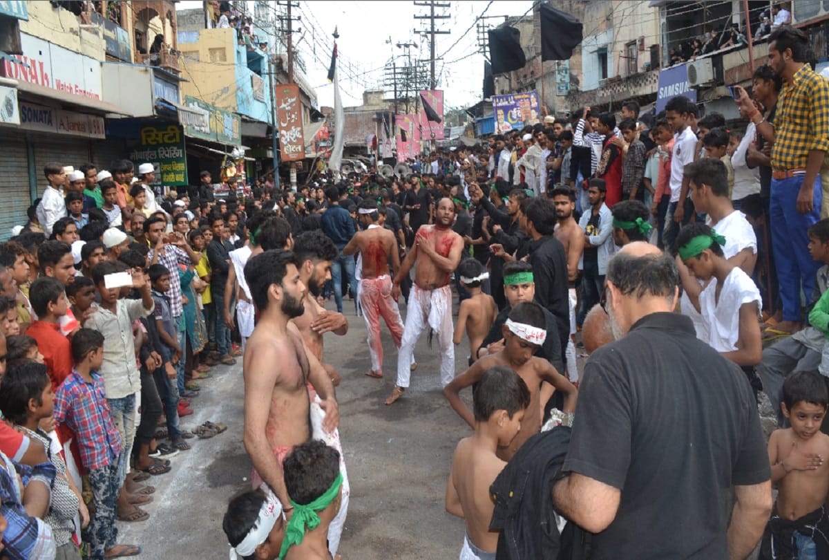 Muharram tazia jaloos in meerut, see photos