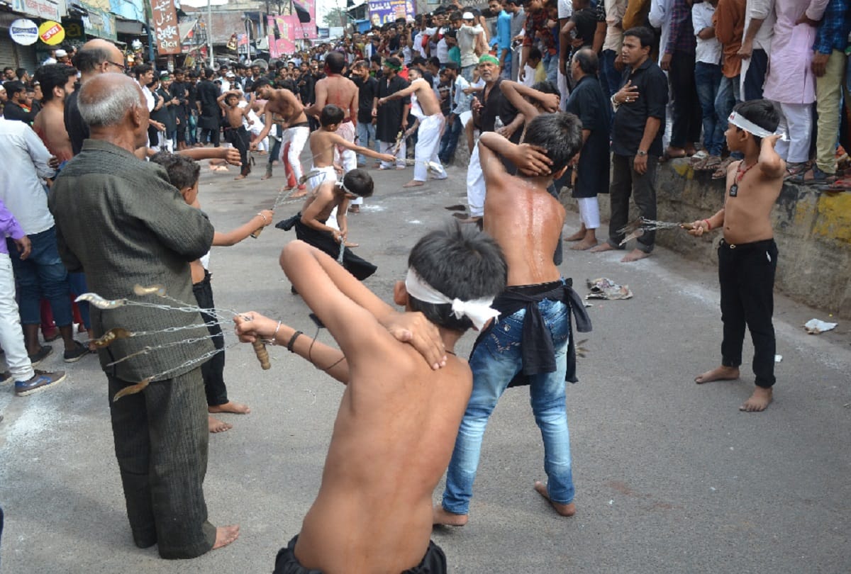 Muharram tazia jaloos in meerut, see photos