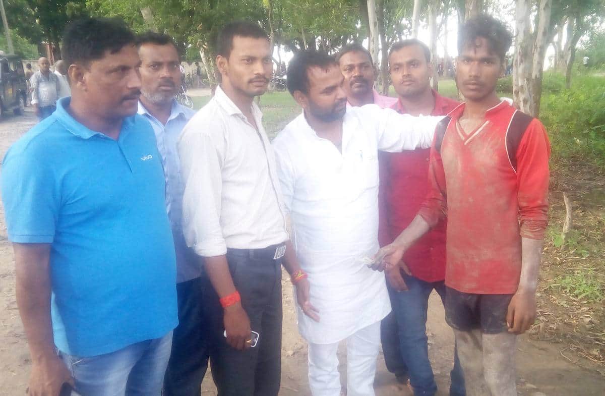 Boat capsized in ghagra river in mau