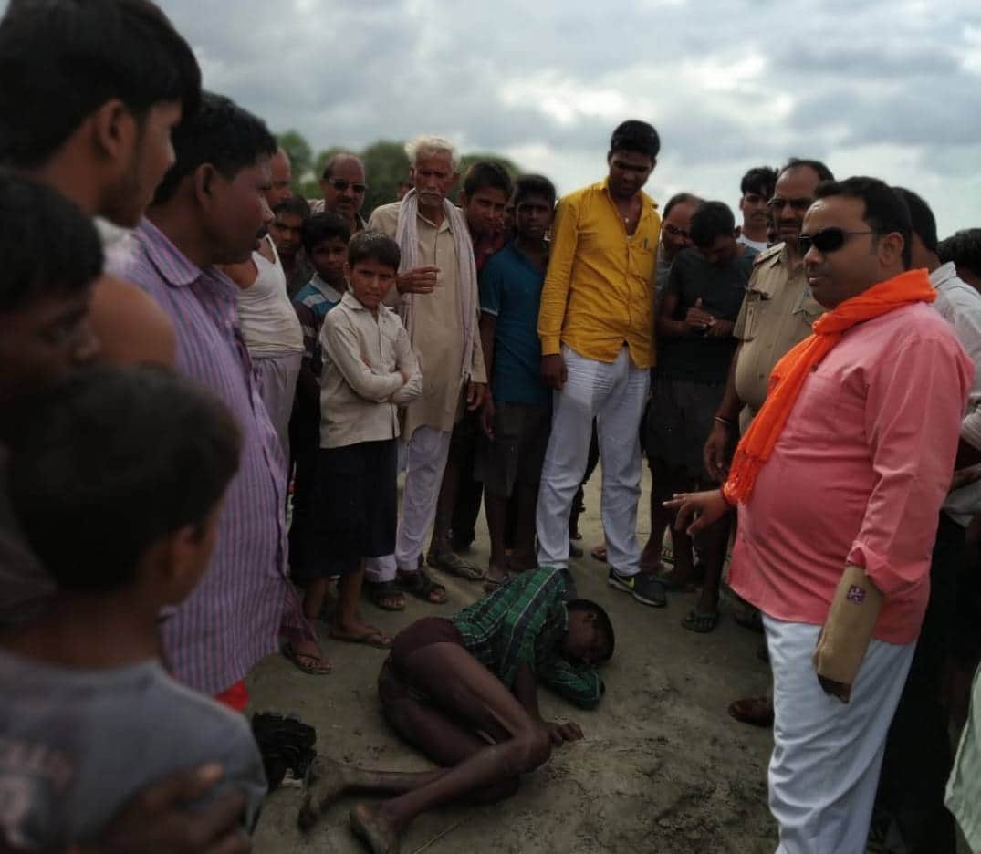Boat capsized in ghagra river in mau