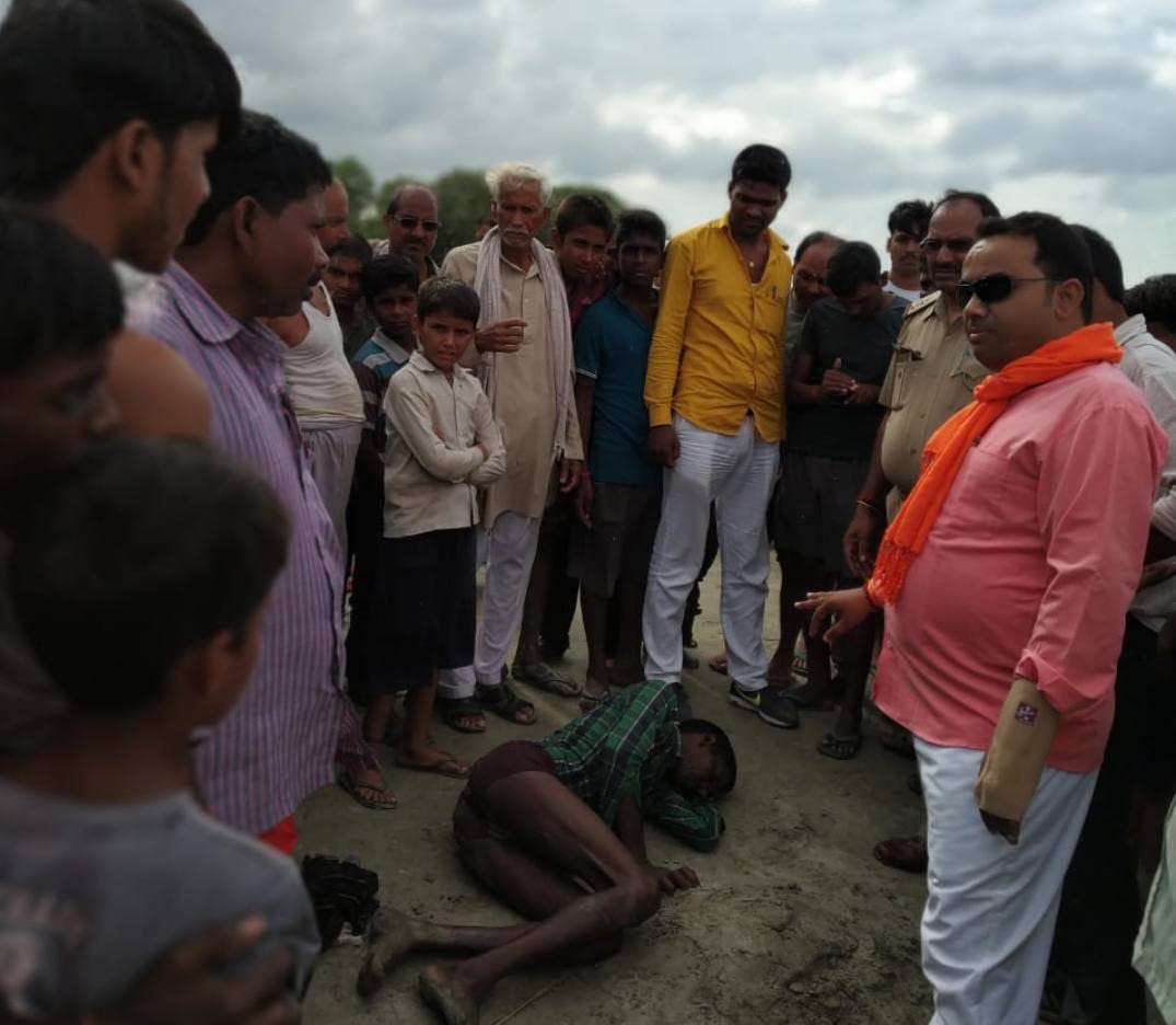 Boat capsized in ghagra river in mau