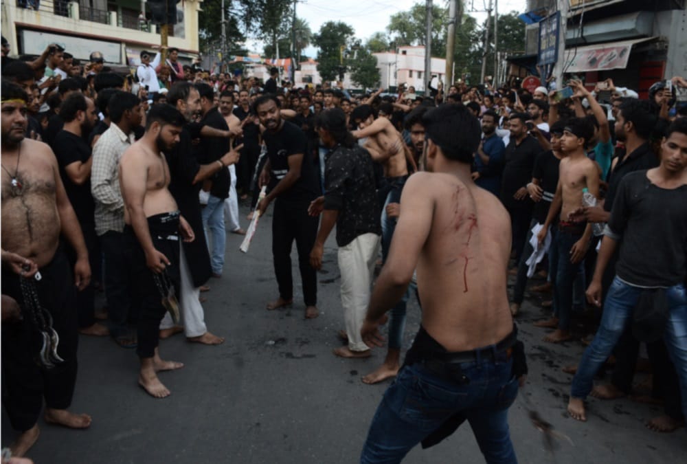 Muharram 2018 tajiya julus with Tricolour in dehradun photos