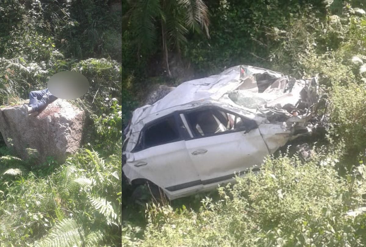 Husband and wife killed in accident as car falls into gorge Near Chamba Himachal Pradesh
