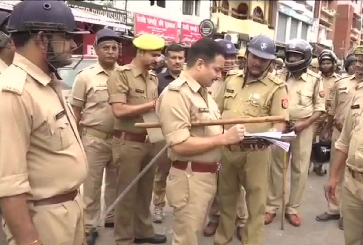 muharram processions today, high security in lucknow