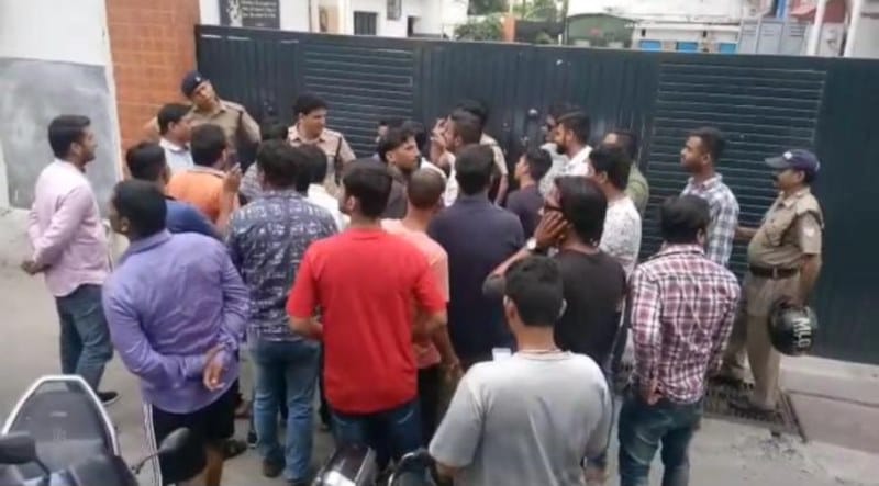 school van sexual assault protest in haldwani