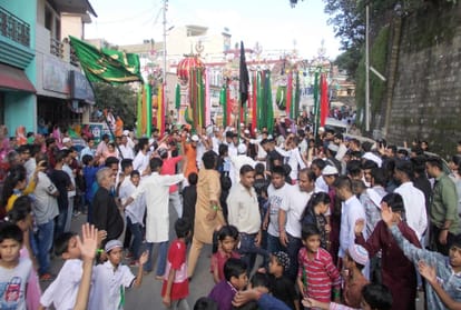 Muslim community in Nahan presented an example of communal harmony
