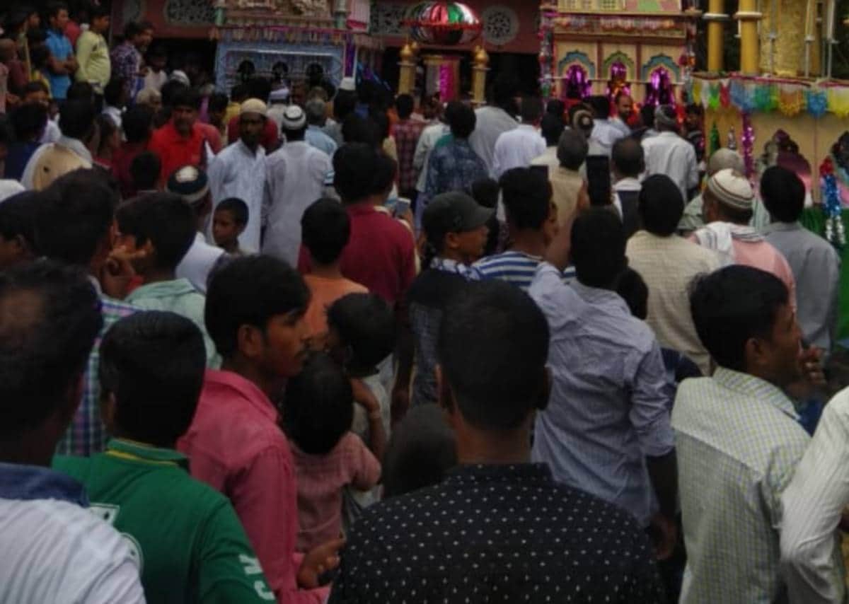 Tallest tajia on moharram in this district of purvanchal