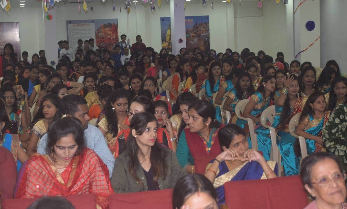 Farewell party organised in apex college of nursing at varanasi