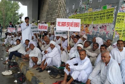 Jat leaders protest against Chief Minister in sonipat