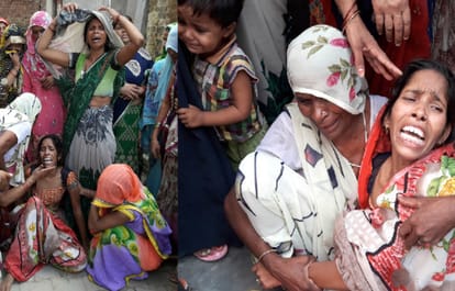 UP: School students came on roads justice to the girl and gave two days ultimatum to police
