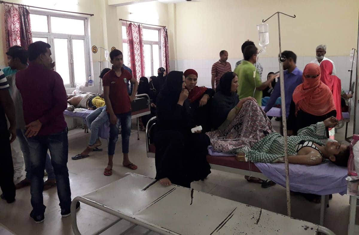 Three people died due to high tension wire touch to tazia in ballia