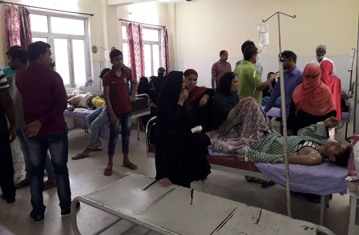 Three people died due to high tension wire touch to tazia in ballia