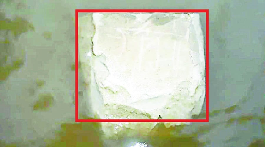 found stone named ram in ganga barrage at bijnor