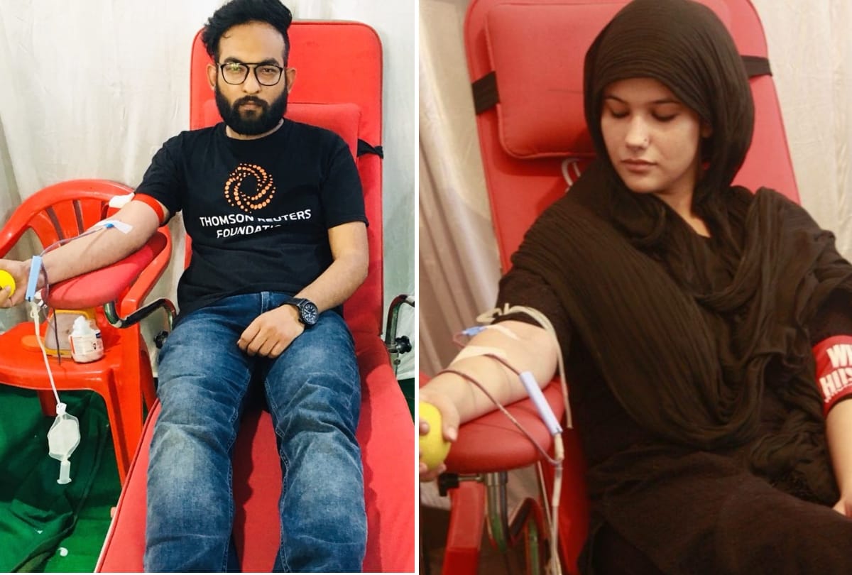 muslims donated their blood in lucknow
