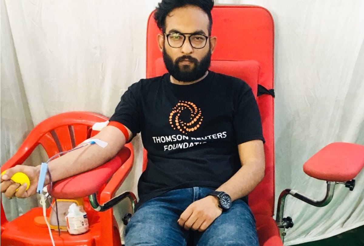 muslims donated their blood in lucknow