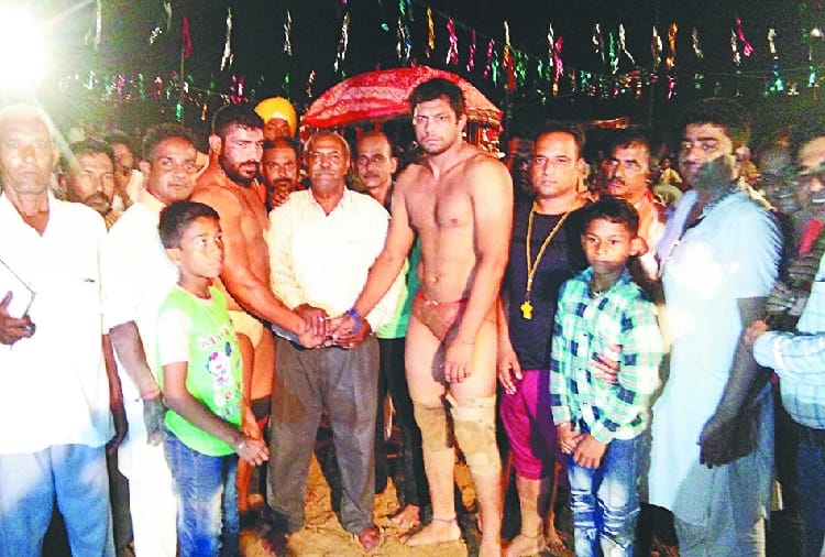 कांगड़ा के पहलवान सोनु ने जीती माली की कुश्ती