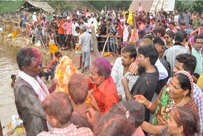 Ganesh immersed on Sunday