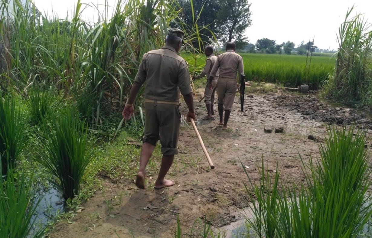 Police encounter with Goksh in Muzaffarnagar, one injured two arrested