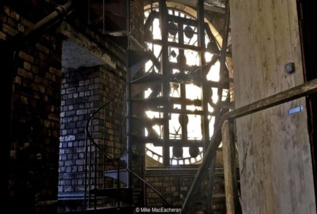 The clock that moves faster than time in Scotland