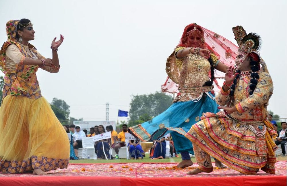 Asian school football championship begins in agra