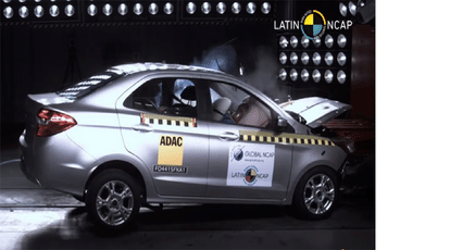 maruti vitara brezza got 4 star in ncap crsah test