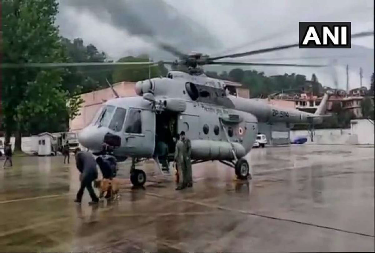 19 people airlifted by Army helicopter from flood hit Dobhi Fojal area