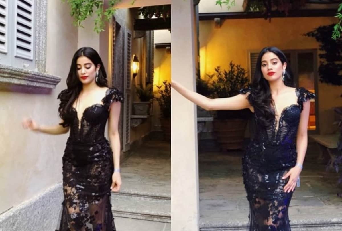 Janhvi Kapoor looks drop dead gorgeous in purple fish cut gown