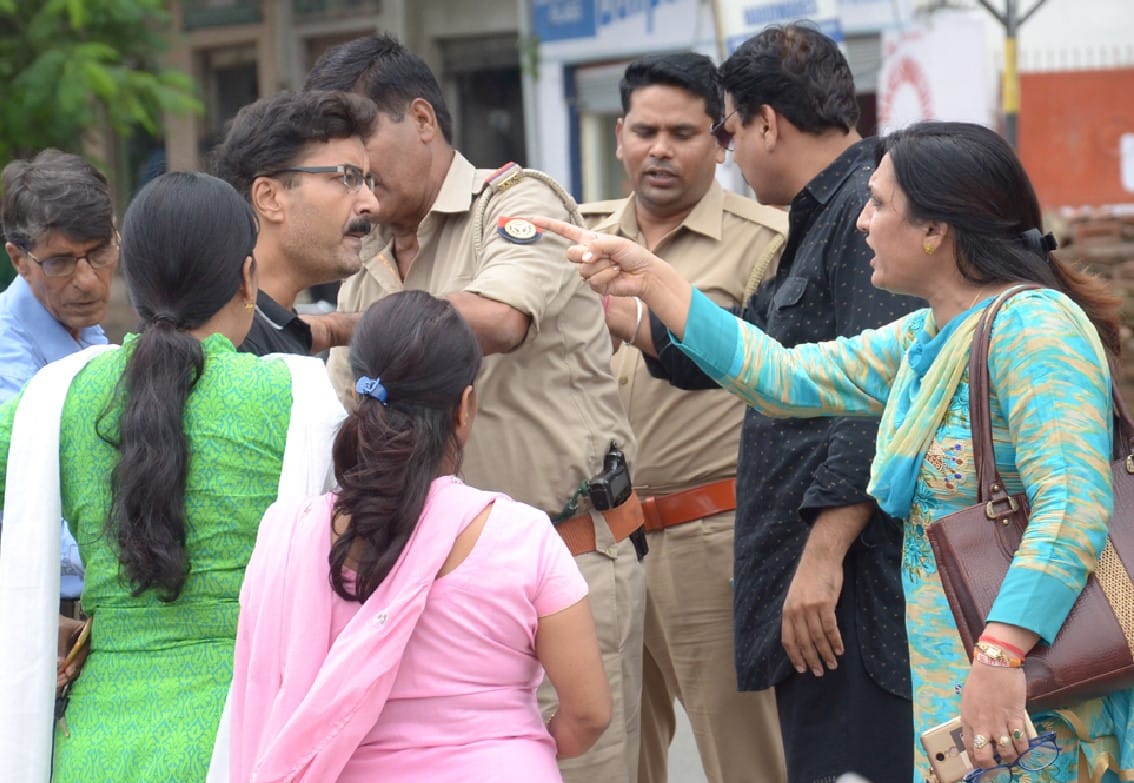 Widespread ruckus at BJP conference