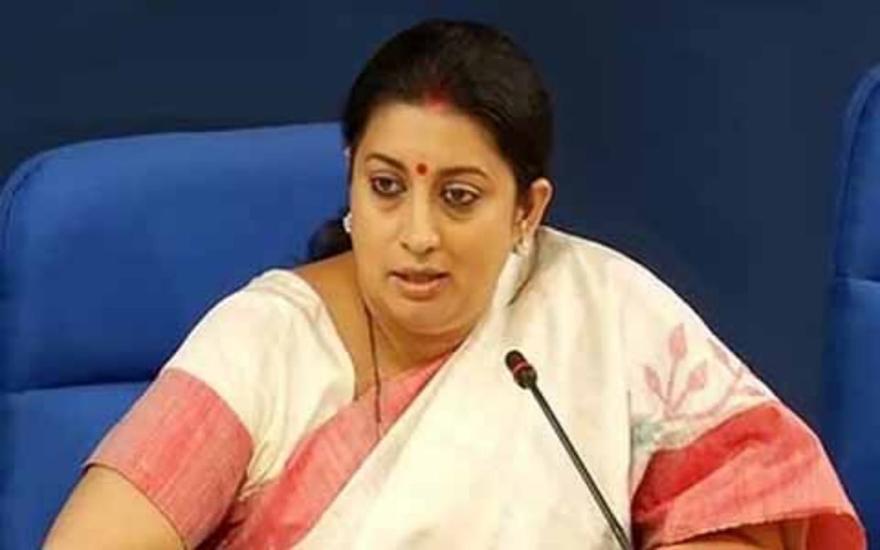 Shashi Tharoor's statement which tantamounts to a religious slur said Smriti Irani