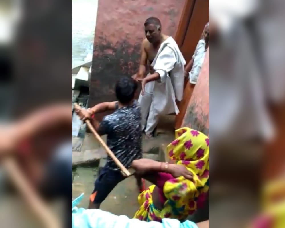 Video Viral of beating of woman and her boyfriend in social media