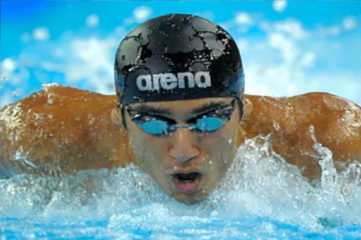 Advait Page won national swimming championship 2018