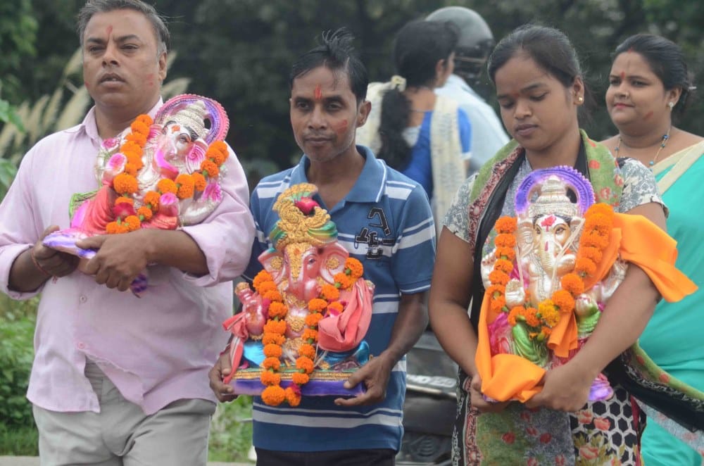ganpati viserjan in uttarakhand awesome photos