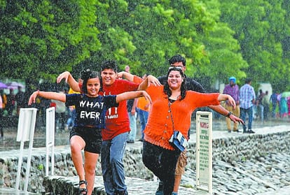 For the first time in eight years 895 mm Heavy rain in Chandigarh