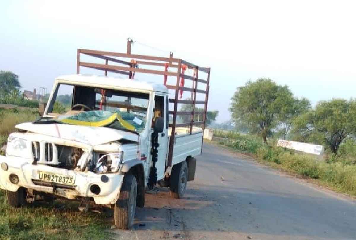 pickup collided with bike two died