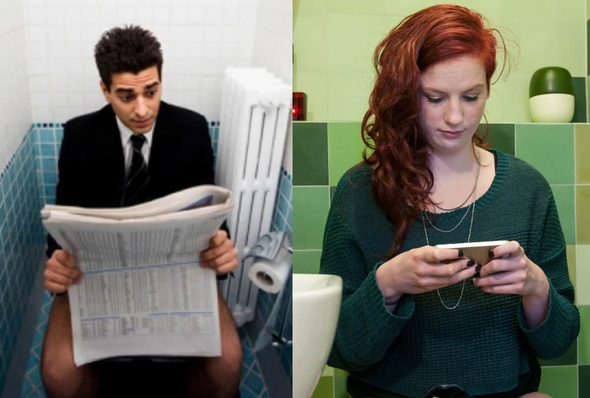 change reading habit of newspaper or using mobile in toilet else fistula disease can happen to you