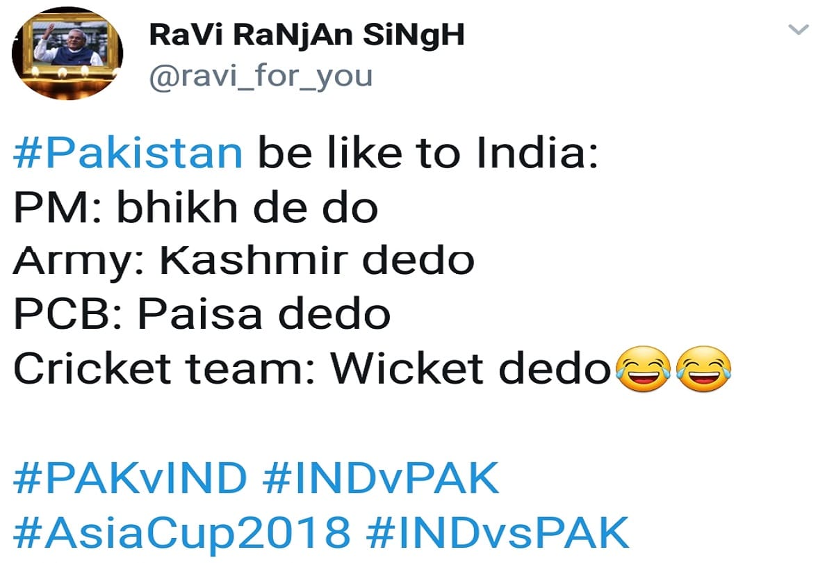 asia cup series after india won match against pakistan twitter trolled kashmir