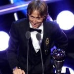 FIFA AWARDS: Luka Modric named best male player