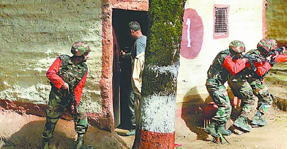 Four terrorists killed by army siege
